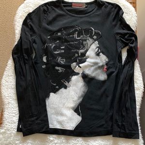 Authentic Vintage PRADA Face Print Tee